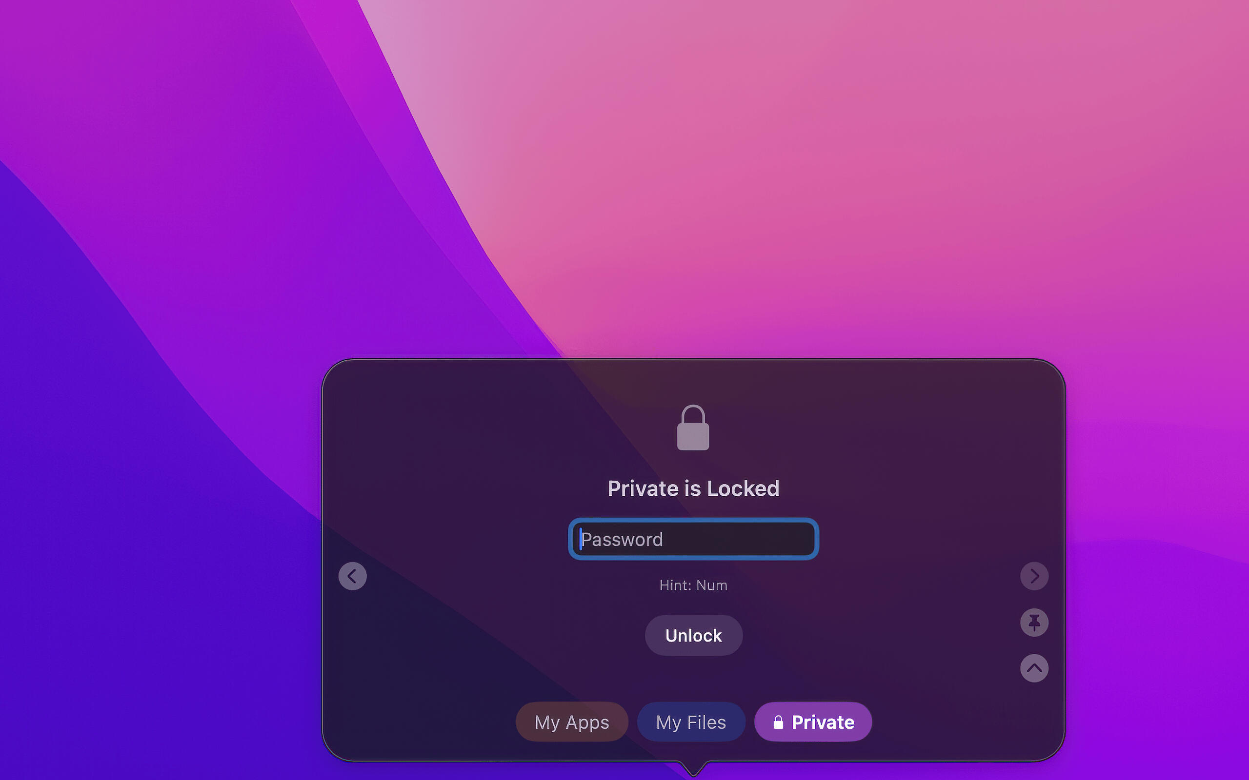 DockStacks password protected stack
