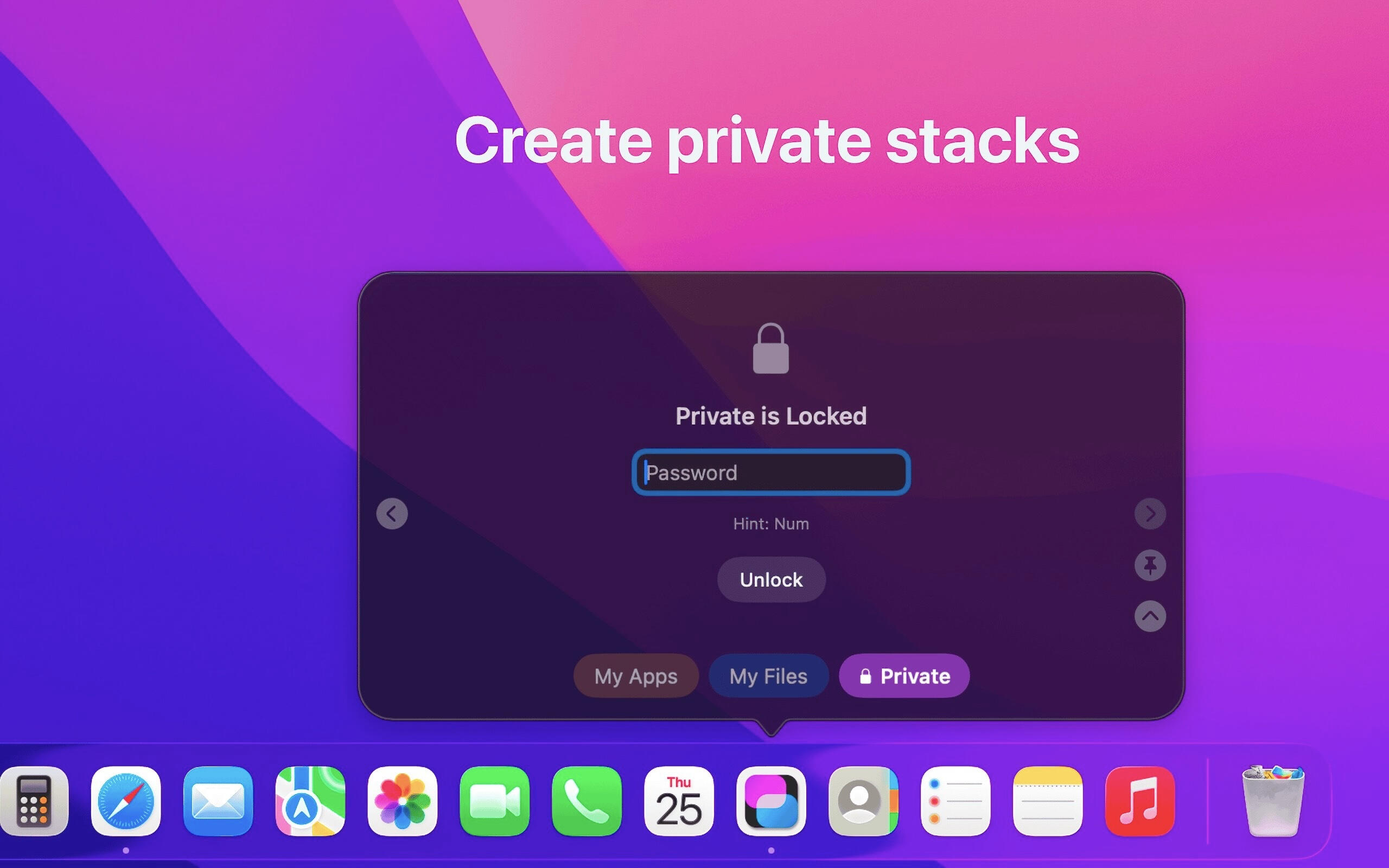 Privacy first Create private stacks
